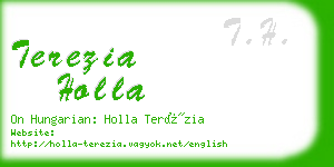 terezia holla business card